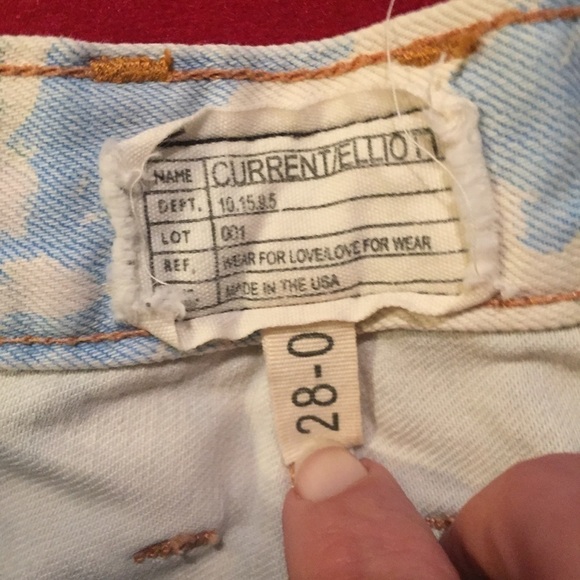 Current/Elliott blue rose the boyfriend anthro - Picture 6 of 8